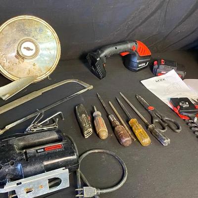 Large Tool Lot With Paint Sprayers And Power Tools