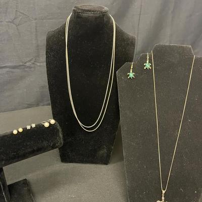 Necklace "925 Italy", Turtles (925), Pearls and More! 