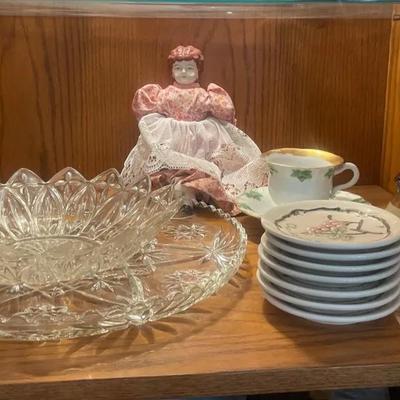 Beveled Serving Dishes, Ceramic Coasters and More