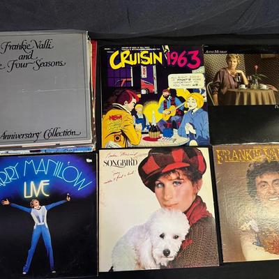 Albums Incl Cruisin’ albums From The 60’s, Frank Sinatra, Barry Manilow And more 