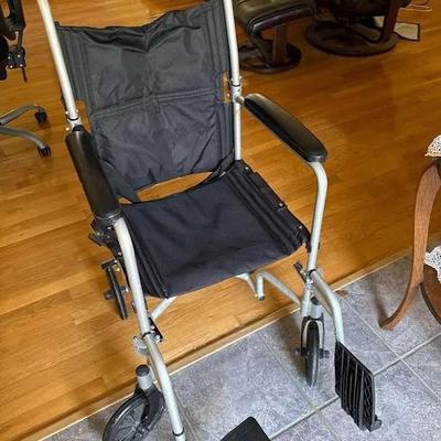 Aluminum Transport Chair by Everest & Jennings