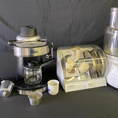 Kitchen Aid Food Processor And Espresso Machine 