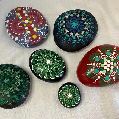 Collection Of Hand Painted Rocks