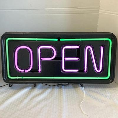 Neon “Open” Sign