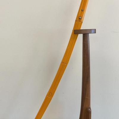 Bamboo Katana With Wooden Stand