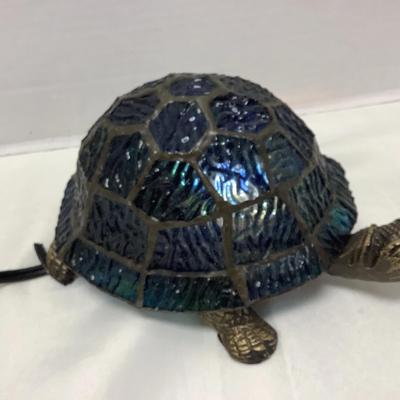 Tortoise Stained Glass Lamp 