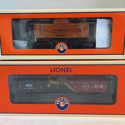 (2) Lionel BNSF Caboose & Northern Southern Tank Car