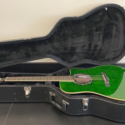 Fender T-Bucket 300 CE Acoustic Green Electric Guitar With Case