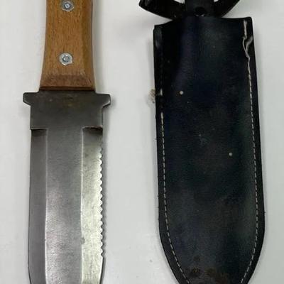 Vintage "Parker’s Cut Co." Hori Hori Knife