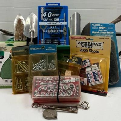 Tools, Hardware, Caddy, and Heavy-Duty Pry Bars