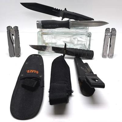 Knives and Multi-Tools: Klein, MTech, Cold Steel, Leatherman, Coleman