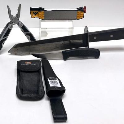 Work Sharp, Fixed Blade, and Ozark Trail Knife/Multi-tool Set