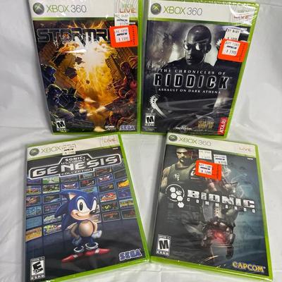 New, Sealed Xbox 360 Games - Qty 4