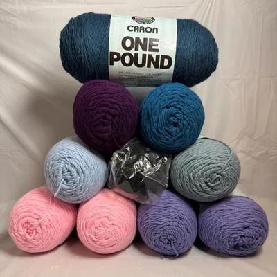 Caron - 1 Pound Acrylic Yarn Skeins - Qty 10