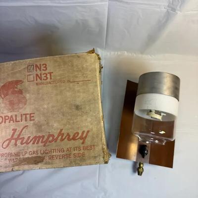 Vintage Humphrey Propane Wall Lantern 