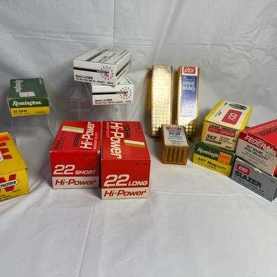 Assorted Pistol and Rifle Ammunition 