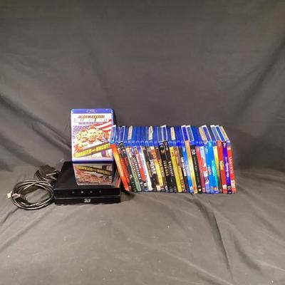 Samsung Blu-ray DVD Player & Blu-ray DVD Lot