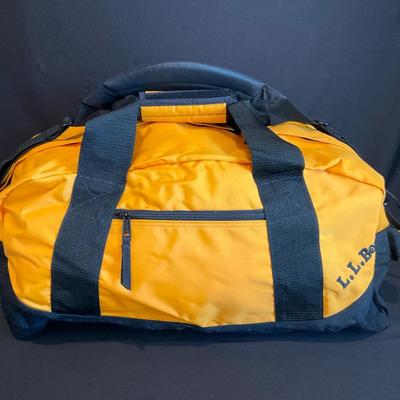 LL Bean Yellow Duffle Bag