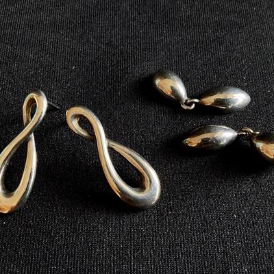 Sterling Silver James Avery Infinity Earrings