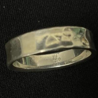 Sterling Silver James Avery Hammered Band