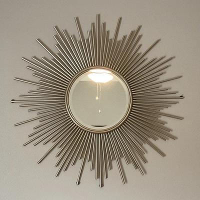 Large Gold Sunburst Mirror
