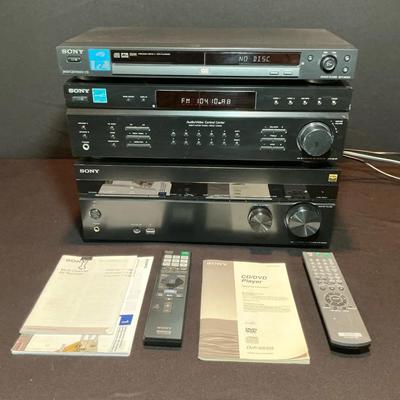 Sony Multi Channel AV Receiver FM AM Receiver & CD/DVD Player 
