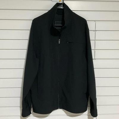 Johnston & Murphy Black Windbreaker in Size XL