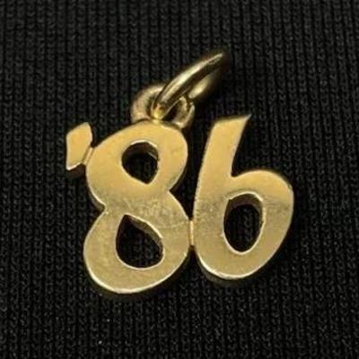 James Avery 14K Gold ‘86 Charm
