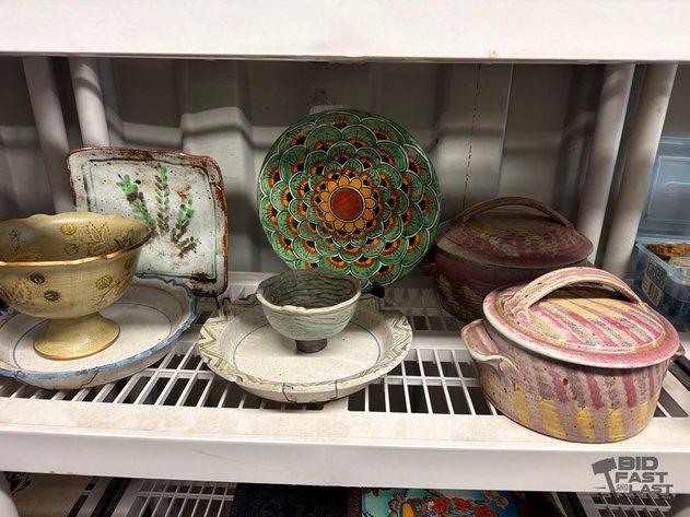 Sale Photo Thumbnail #222: 8534 • decorative plates, pots, and bowls