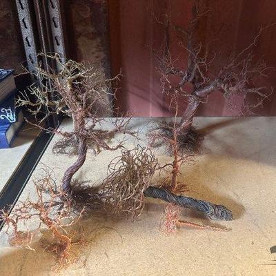 Sale Photo Thumbnail #109: 6022 • copper wire tree art