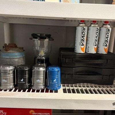 Sale Photo Thumbnail #211: 8512 • lanterns and portable butane stoves