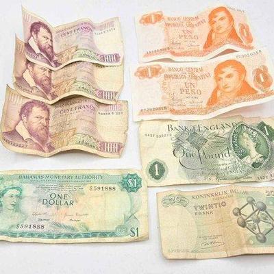 Sale Photo Thumbnail #54: 1704 • foreign currency banknotes