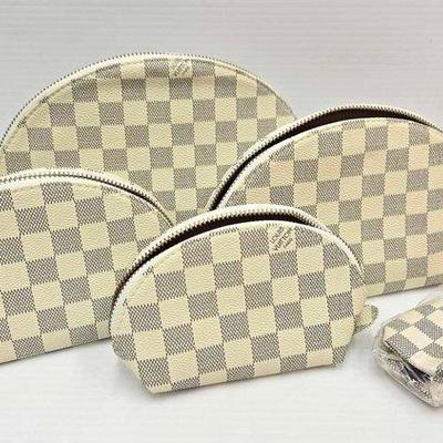 Sale Photo Thumbnail #58: 1816 • authentic!! louis vuitton damier azur canvas pouches
