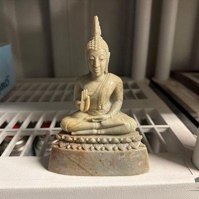 Sale Photo Thumbnail #210: 8510 • marble sitting buddha statue