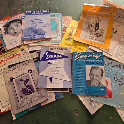 Sale Photo Thumbnail #164: 6132 • vintage sheet music, magazines & posters