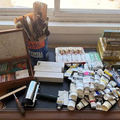 Large Art Supplies Mystery Lot