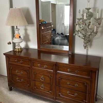 Drexel Dresser With Mirror