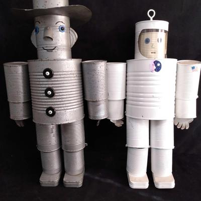 Tin Cowboy and Astronaut