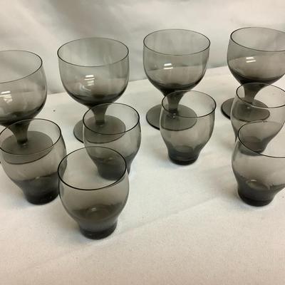 Smokey Glass Aperitif/Shot Glasses