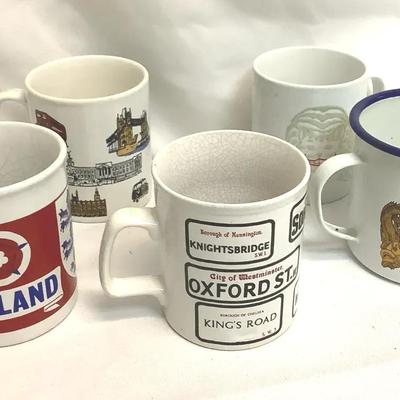Chesire Cat, Staffordshire Mugs & Others United Kingdom Themes REMOVE TO PICKERS-NO MISMATCHED MUGS