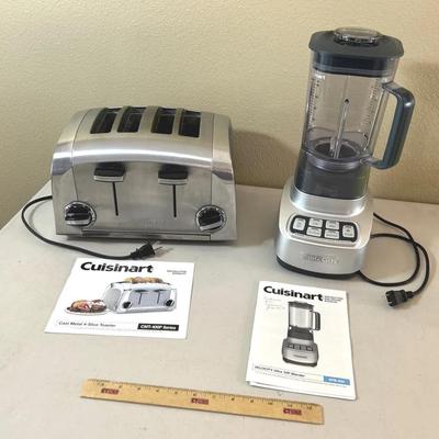Appliance Lot - Cuisinart VELOCITY Ultra 1HP Blender & Cast Metal 4-Slice Toaster
