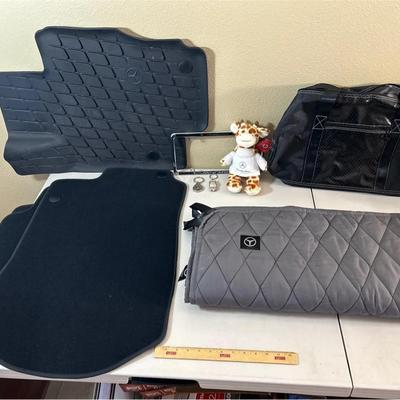 Mercedes Benz Lot - Floor Coverings, Duffel Bag, Plate Border++++