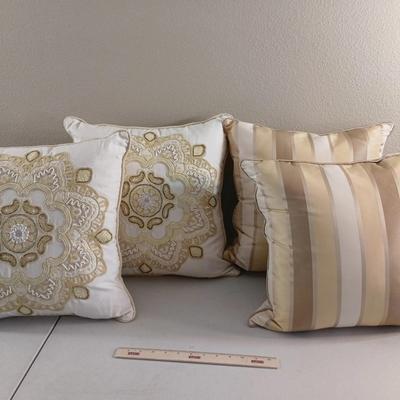 Pier 1 Throw Pillows - Yellow And Beige