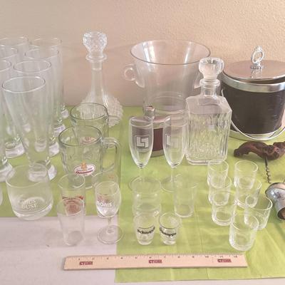 Barware - Champagne Bucket, Beer Glasses, Decanters, Shot Glasses++