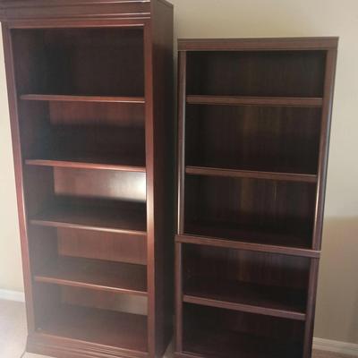 2 Bookshelves - Larger Is Cabernet Executive 79 In 