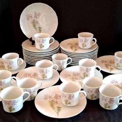Lima Toscany Fine China Tea Plates & Cups – 42-Piece Set