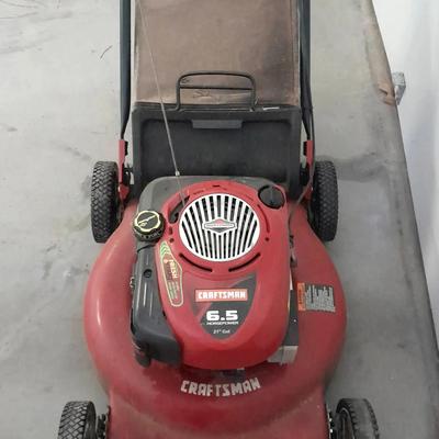 Craftsman 6.5 HP 21" Rotary Lawn Mower with Manual & Gas Can