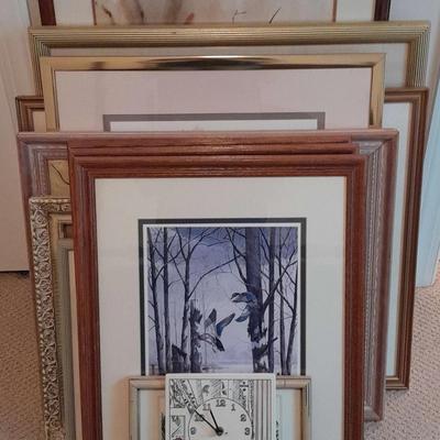 Wildlife Conservation Series Duck Prints & Santa Barbara Ceramic Design Cat Clock Collection