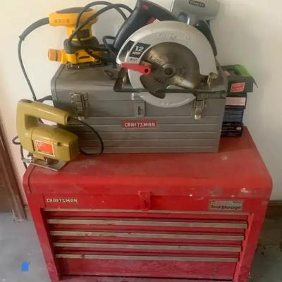 Craftsman Tool Chest with Power Tools, Toolboxes & Hand Tools