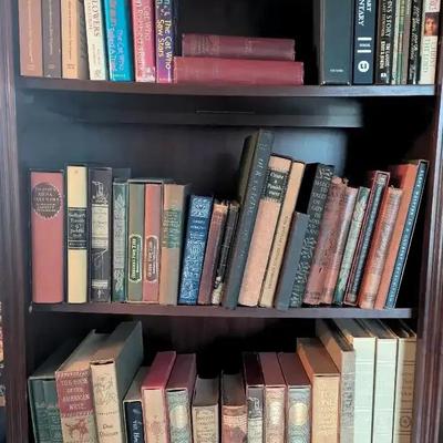 Vintage Classic Literature Book Collection featuring Mark Twain & Dickens